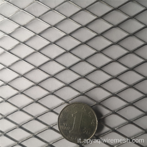 Decorazione da 0,8 mm a maglie di metallo diamante in mesh metallico